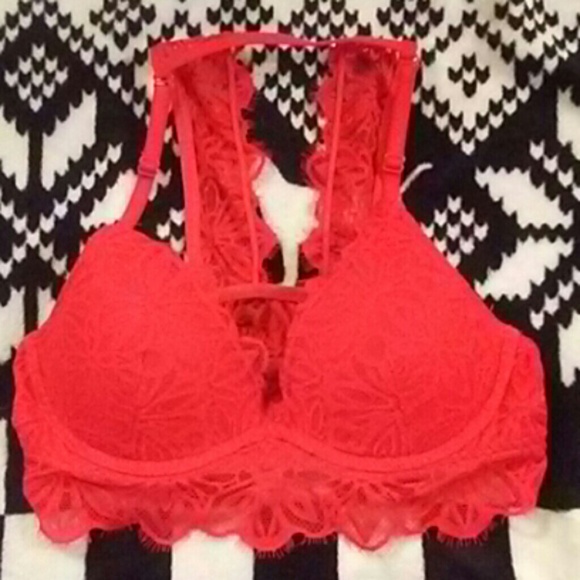 PINK Victoria's Secret Other - 💋FIRM PRICE💋 VS PINK Red Lace Bralette